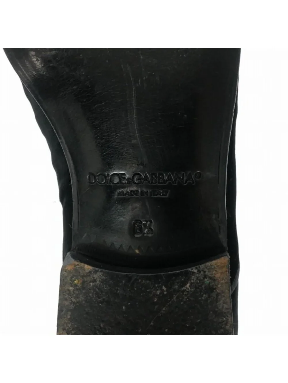 Dolce & Gabbana Velour Dress Shoes 6.5 Black